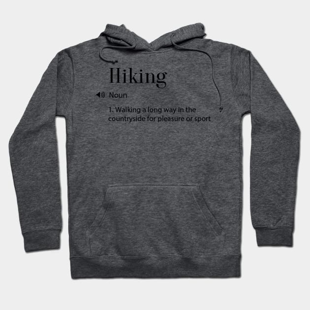 Hiking Definition Hoodie by yassinebd